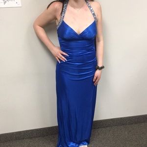 Blue Sequin Dress